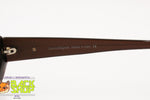 LAURA BIAGIOTTI mod. LB 85002 Vintage sunglasses frame, black & brown flat top, New Old Stock