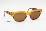 SWING by LASTES mod. 821 05, Crazy uncommon wayfarer bicolored sunglasses, New Old Stock 1980s