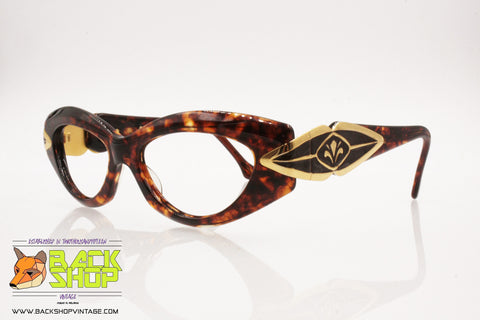 FLORENCE DESIGN Linea Pitti mod. 496 Vintage ubercool sunglasses frame, Massive women's glasses frame, New Old Stock