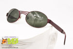 VOGUE mod. VO3257-S 484-S, Vintage Sunglasses oval, triple bridge red/cherry metallized, New Old Stock 1990s