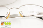 DOLCE & GABBANA DG316 719 Silver glasses frame, optical eyeglasses frame, New Old Stock