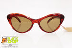 Vintage 60s sunglasses women, Made in Italy, shaded red color, New Old Stock 1960s