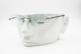 VERSACE VERSUS C21 Rimless eyeglass frame, graphite color, New Old Stock 1990s