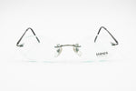 VERSACE VERSUS C21 Rimless eyeglass frame, graphite color, New Old Stock 1990s