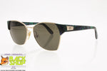 PACO RABANNE Paris mod. PR-703 GP-VERT, Vintage sunglasses women golden & marbled green, New Old Stock 1980s