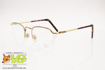 ENRICO COVERI mod. EC 338 Half rimmed eyeglass frame, square lenses, New Old Stock 90s