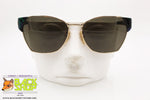 PACO RABANNE Paris mod. PR-703 GP-VERT, Vintage sunglasses women golden & marbled green, New Old Stock 1980s