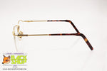 ENRICO COVERI mod. EC 338 Half rimmed eyeglass frame, square lenses, New Old Stock 90s