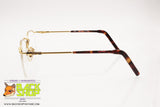 ENRICO COVERI mod. EC 338 Half rimmed eyeglass frame, square lenses, New Old Stock 90s