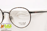 MARCOLIN mod. VILLAGE 1(6236) 468, Round eyeglass frame, dappled brown & black, New Old Stock 1990s
