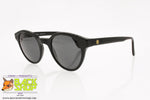 FIORUCCI mod. FC6 661 Round Clubmaster Sunglasses, Black lucite frame, New Old Stock