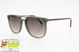 BLUE BAY mod. NAIROBI 97U Vintage Sunglasses, Green tones metal inserts, Wayfarer restyle, New Old Stock 1990s