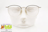 SISLEY mod. SLY 038 603 Vintage semi-round eyeglass frame, silver & black, New Old Stock 1980s