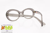 LIFE Vintage eyeglass frame women, sturdy acetate grey, New Old Stock 1970s
