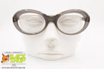LIFE Vintage eyeglass frame women, sturdy acetate grey, New Old Stock 1970s