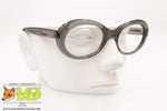 LIFE Vintage eyeglass frame women, sturdy acetate grey, New Old Stock 1970s