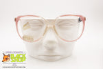 SAFILO ELASTA mod. L644 Vintage pink women's glasses frame, striped pearled, New Old Stock 1980s