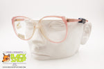 SAFILO ELASTA mod. L644 Vintage pink women's glasses frame, striped pearled, New Old Stock 1980s