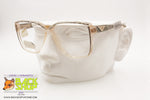 SAFILO EMOZIONI 11 Vintage eyeglass/sunglasses frame, Clear & Grey animalier effect, New Old Stock