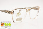 SAFILO EMOZIONI 11 Vintage eyeglass/sunglasses frame, Clear & Grey animalier effect, New Old Stock