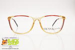 VIENNALINE Vintage 1980s Yellow & Red women eyeglass frame, New Old Stock 1980s