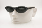 SERGIO TACCHINI S.T. 1562-S Vintage Sunglasses oval rims, traslucent grey acetate, New Old Stock 90s