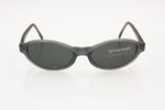 SERGIO TACCHINI S.T. 1562-S Vintage Sunglasses oval rims, traslucent grey acetate, New Old Stock 90s