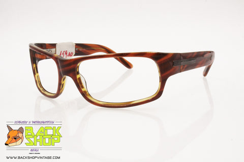 GIANFRANCO FERRE' line FERRE' Tortoise linear Sunglasses frame, Made in Italy, New Old Stock