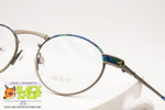 ATELIER Vintage round glasses frame/eyeglasses blue tones, hi-tech structure, New Old Stock 1980s