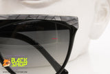 LAURA BIAGIOTTI mod. P27 287L Vintage Sunglasses, marble browline & black, New Old Stock 1980s