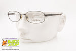 BYBLOS mod. 712 3298, Vintage eyeglass frame classic rectangular gunmetal, New Old Stock 1990s