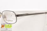 BYBLOS mod. 712 3298, Vintage eyeglass frame classic rectangular gunmetal, New Old Stock 1990s