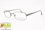 BYBLOS mod. 712 3298, Vintage eyeglass frame classic rectangular gunmetal, New Old Stock 1990s