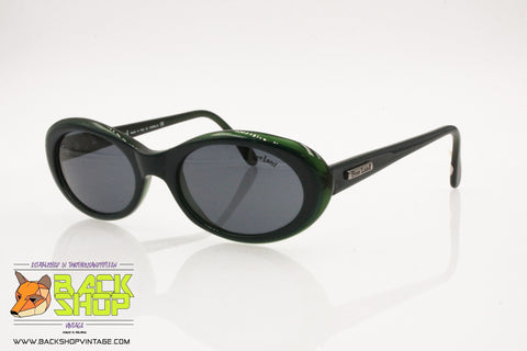 FREE LAND by VISIBILIA Vintage 1990s green cat eye women Sunglasses, New Old Stock