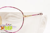 CHRISTIE BRINKLEY mod. INSPIRATION C6, Round eyeglass frame women pink/violet, New Old Stock 1980s
