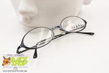 BYBLOS 691 3291 S Slim metal Eyeglasses frame electric blue, Little oval rims, New Old Stock 1990s