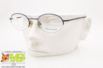 SAFILO mod. TEAM 3974 6PW, Oval eyeglass frame metallic blue stainless steel, New Old Stock