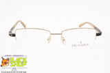 TRUSSARDI mod. TE 10952 003, Eyeglass frame half rimmed nylor, luxury details, New Old Stock
