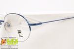 FILA mod. VF 8050 Q09, Vintage oval slim eyeglass frame nylor, electric blue intense, New Old Stock 1990s