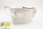 SAFILO mod. LINEA ITALIANA 203 Vintage metal women eyeglass frame, New Old Stock 1980s