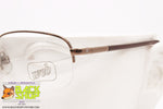 WEB mod. 2304 O65L Eyeglass frame half rimmed classic office, bronze/brown, New Old Stock
