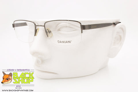 DAMIANI mod. M445 299, Classic eyeglass frame nylor half rimmed, Made in Italy, New Old Stock