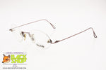 LOZZA mod. OLD ITALY Vintage 80s Eyeglass frame rimless, New Old Stock 1980s