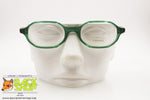 FOVES Vintage octagonal eyeglass frame green, Made in Italy, New Old Stock 1980s