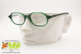 FOVES Vintage octagonal eyeglass frame green, Made in Italy, New Old Stock 1980s