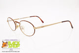POLO RALPH LAUREN mod. 544/A NK2, Oval little women eyeglass frame, golden satin & brown dappled, New Old Stock