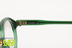 FOVES Vintage octagonal eyeglass frame green, Made in Italy, New Old Stock 1980s