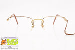 ENRICO COVERI mod. EC 336 510 Half rimmed Eyeglass/Sunglasses frame, oversize square lenses, New Old Stock 1990s