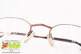 TRY mod. TK 02 081, Titanium eyeglass frame bronze nylor flexible, New Old Stock