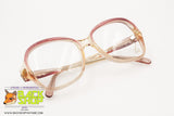 LOZZA mod. ARPA Vintage 1970s eyeglass frame women, Pink rose acetate & Pearl, New Old Stock